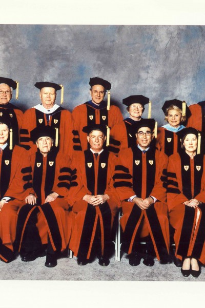 Receiving Honorary Degree Doctor of Humane Letters - Boston University, 2003.