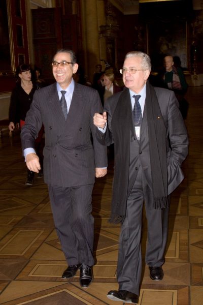 With Professor Mikhail Piotrovsky, Director The State Hermitage Museum, St Petersburg December 2009