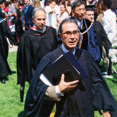 Sir David giving the commencement address to the graduation class of 2013 at Queens College New York - May 2013