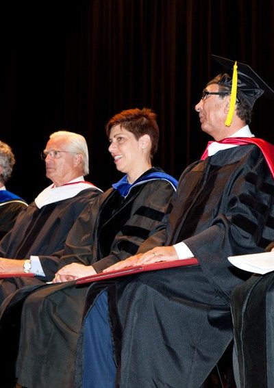 Ceremony to Receive Honorary Degree, Doctor of Humanities Franklin University, Lugano, Switzerland May 2015