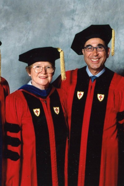 Receiving Honorary Degree Doctor of Humane Letters - Boston University, 2003.