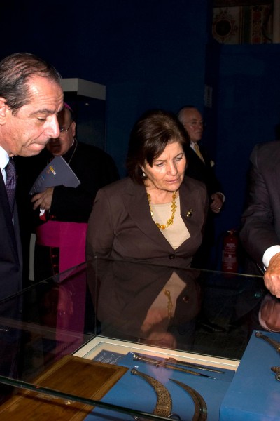 Private tour of the exhibition with the prime minister of Malta, Mr. Lawrence Gonzi and his wife - November 2011