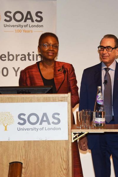 Photo with Baroness Valerie Amos, Director SOAS University of London, SOAS University of London