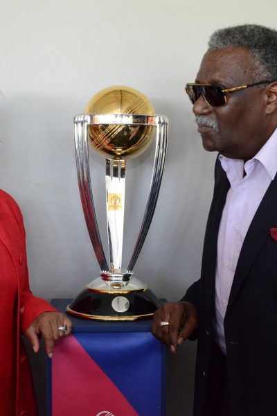 Baroness Scotland with Sir Clive Lloyd