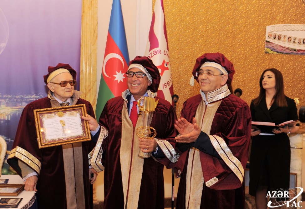 Professor Khalili is elected to the Eurasian Academy and honoured with the prestigious Eurasian Legend Award
