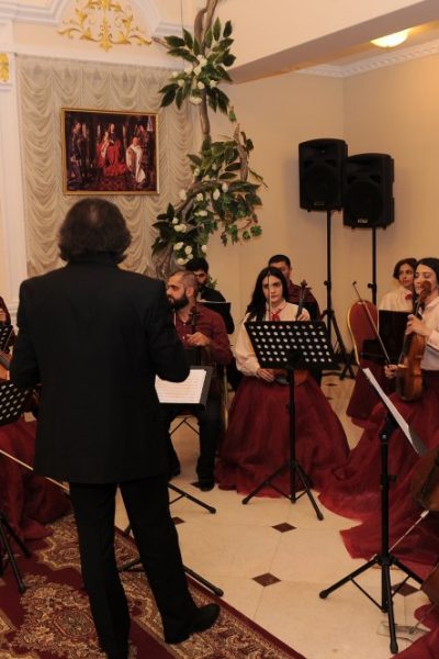 Music performed by the Khazar University Orchestra