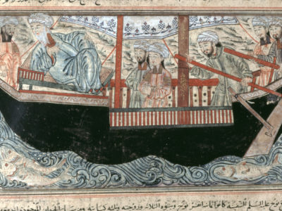 Noah’s Ark, from The Jami‘ al-Tawarikh of Rashid al-Din, Tabriz, Iran, 714 AH (1314–15 AD)