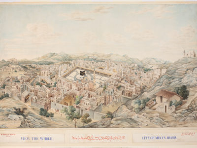 Panoramic View of Mecca, Mecca, Saudi Arabia, 1845