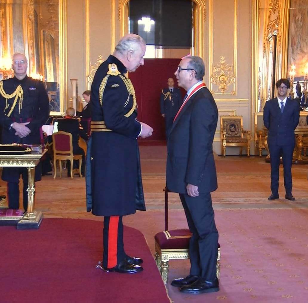 The Royal Investiture of Professor Sir Nasser D. Khalili